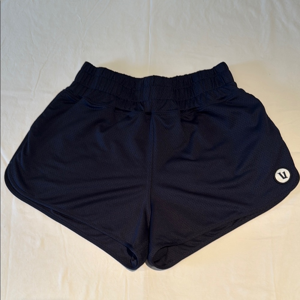 Women's Vuori Navy Blue Micro Mesh Short--Small